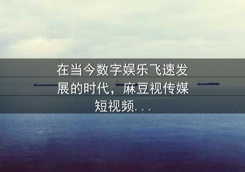 《麻豆视传媒短视频网站-入口》-在线观看 - 第3集