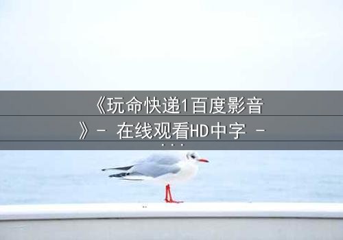 《玩命快递1百度影音》- 在线观看HD中字 - 一场致命快递引发的生死追逐